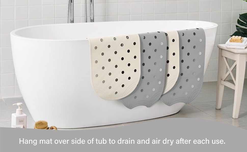 rubber shower mat