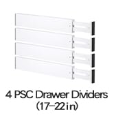 Ryqtop Bamboo Drawer Dividers,17-22" Adjustable Kitchen Drawer Organizer for Clothes,4 Pack Expan...