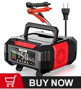 NEXPEAK 15A Battery Charger, Trickle Charger 12V/24V Car Battery Charger 9-Stage Smart LiFePO4 Ch...