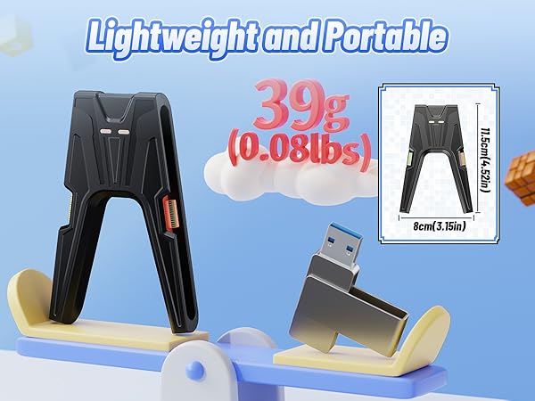 Lightweight and Portable Grip for Nintendo Switch 2 Controller