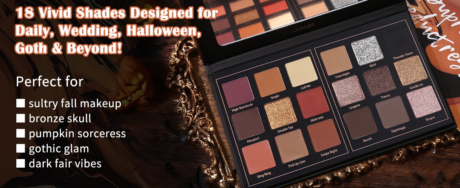 Matte Eyeshadow Palette Pro 18 Colors Pigmented Shimmer Glitter Eye Shadow Palette