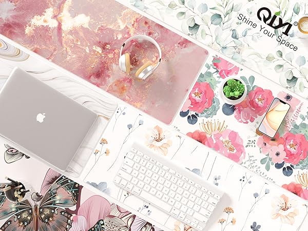 QIYI Large Mouse Pads with Various Colors to Choose