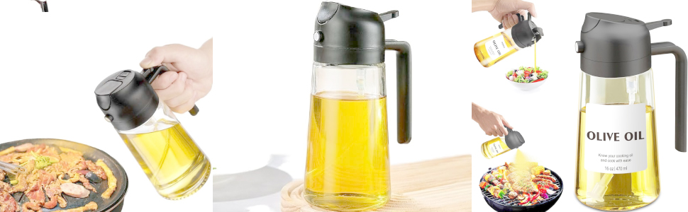 2-in-1 Sprinkler and Glass Spray Oil Bottle