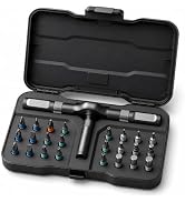 Asnish 24 in 1 Magnetic Ratchet Screwdriver Set with S2 Steel Bits | Multi Bit Screwdriver Kit, P...