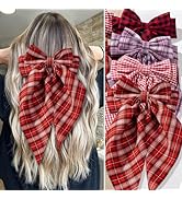 Hair Bows 4 PCS Hair Bows for Women Girls,Big Bows Hair Clips,Bow-knot Hair Clips for Women Thick...