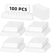 File Folder Tabs, SUNEE 100 Sets Hanging File Folder Labels Tabs and Inserts for Hanging Files Fo...