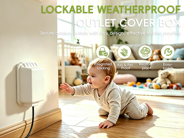 baby proof electrical outlet cover