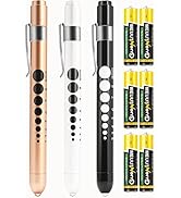 MEUUT 3 Pack Pen Lights for Nurses with 6 Batteries – Medical Penlights Nurse Accessories for Wor...