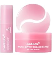 medicube PDRN Eye Glow Duo: PDRN Collagen Volume Multi Balm Stick and Caffeine Eye Patches | Depu...