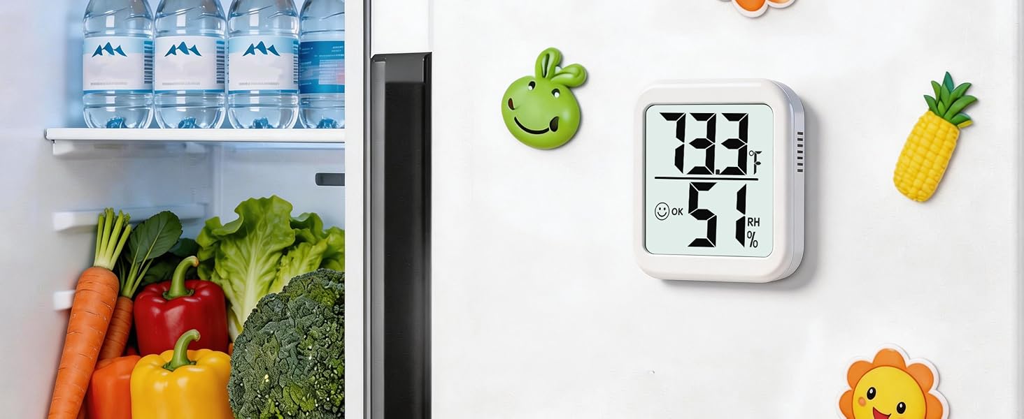 thermometer and humidity gauge