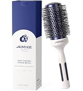 AIMIKE Nano Ionic Tech Large Round Brush, Ceramic Round Brush for Blow Drying, Styling and Boost ...