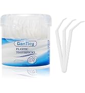 Interdental Toothpicks, Disposable Plastic Curved Hook Toothpicks, Ultra Teeth Cleaning Tool for ...