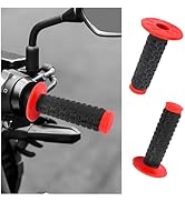 Dirt Bike Grips,7/8'' Motorcycle Grips,Non-Slip Motorcycle Parts Motorcycles Handlebar Grip,PU Pr...