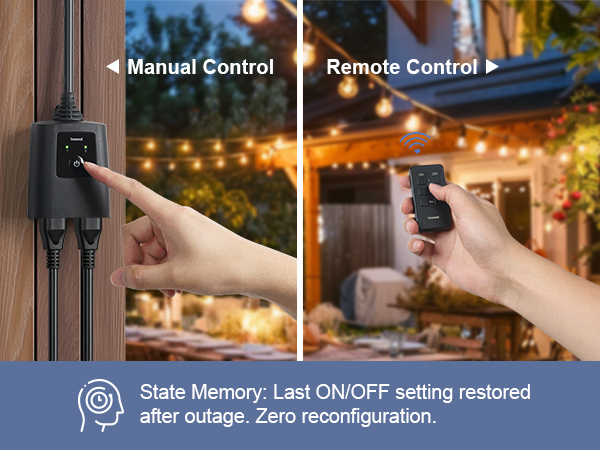 remote outdoor outlet plug
