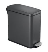 PS03RGY stainless steel step pedal bathroom trash can