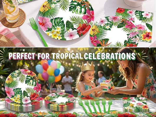 Tropical Luau Tableware