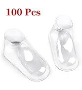 100Pcs Clear Plastic Baby Feet Display, Baby Booties Crochet Shoes Socks Showcase, Toddler Shoes ...