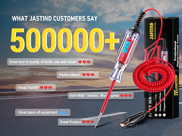 3-65V Backlit Digital LCD Circuit Tester