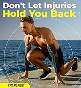 Sparthos Arm Compression Sleeves - Aid in Recovery and Support Active Lifestyle - Innovative Brea...