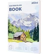 Watercolor Paper Pad, 5.5x8.5 140lb/300g Water Color Paper, 20 Sheets Cold Press Drawing Painting...