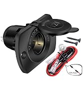 DaierTek 12V Car Marine Boat Cigarette Lighter Socket Replacement Female Connector Auto DC Socket...