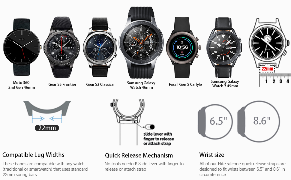 Galaxy Watch Band 46mm for men