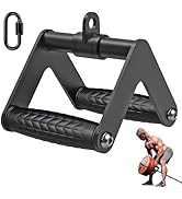 Kipika Heavy Duty Double D Handle, V Bar Cable Attachment, Row Attachment for Cable Machine, Non-...