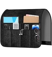 Meeall Armchair Caddy & Remote Control Holder for Couch & Recliner | Non-Slip Armrest Organizer w...