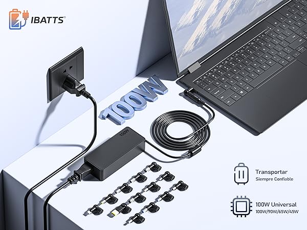 100W Universal AC Adapter Mobile
