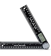 Kirphealy Digital Angle Finder Protractor, 7inch 200mm Angle Gauge Professional Measuring Tool, T...
