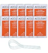 Acclean Floss Threaders, Dental Floss Threaders for Bridges, Orthodontic Appliances & Implants, 1...