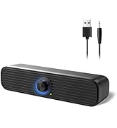 1Mii Computer Speakers for Desktop Laptop Tablet, USB Powered PC Speakers, Small Speakers Wired w...