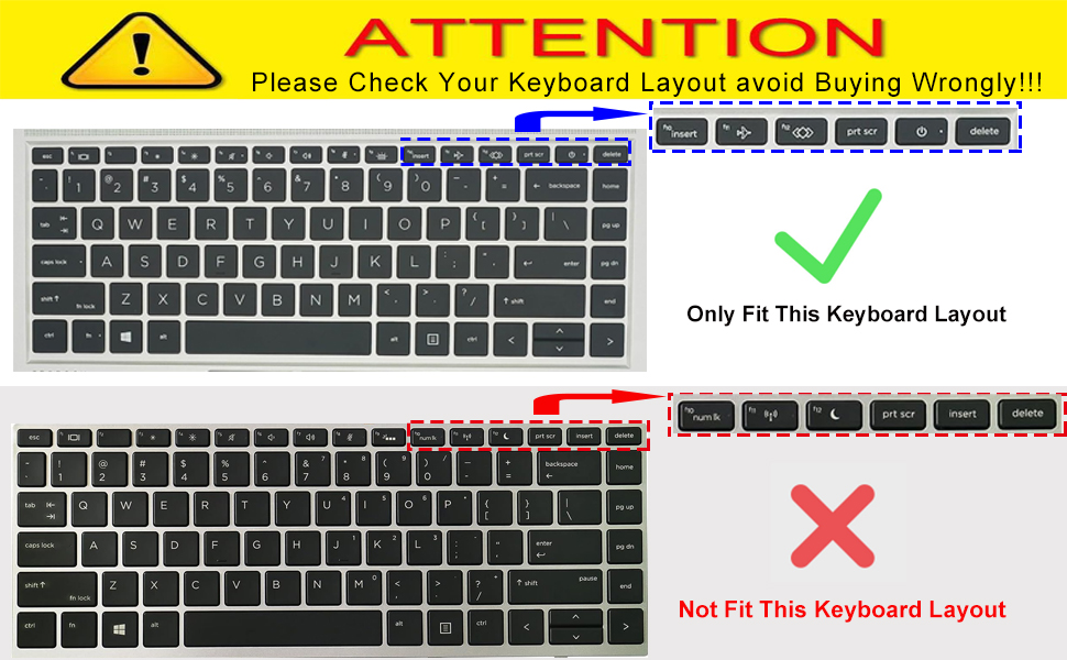 hp probook 14 keyboard cover