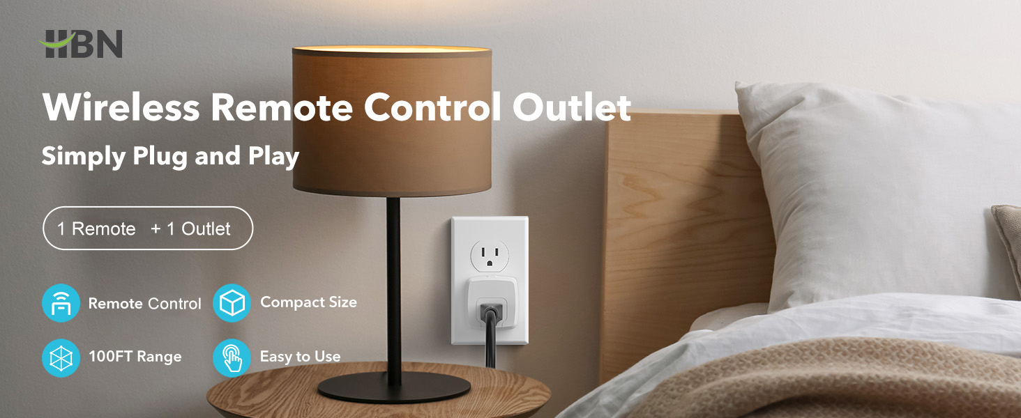 Wireless Remote Control Outlet