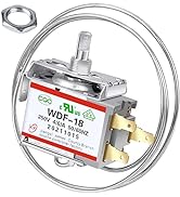 Mini Fridge Thermostat, 3 Pin Screw Mount Universal WDF-18 Refrigerator Thermostat 250V Compatibl...