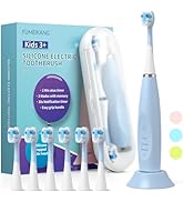 FUMEIKANG Kids Electric Toothbrushes Sonic Rechargeable Tooth Brush Gifts for Boys and Girls Smar...