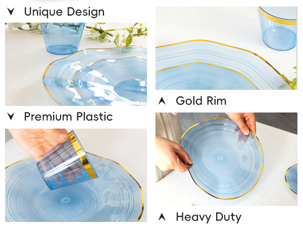 plastic plates sets