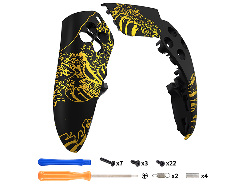 eXtremeRate Left Right Front Housing Shell with Touchpad for PS5 Edge Controller Faceplate Shell
