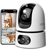 Imou 10MP Security Camera Indoor, Dual-Lens 360°Pan-Tilt Baby Monitor Pet Camera for Home Securit...