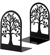 MSDADA Bookends, Premium Book Ends for Shelves, Non Skid Metal Heavy Duty Bookend for Heavy Books...