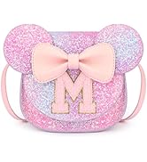 mibasies Toddler Purse Girl Gifts: Birthday Gifts for Girls 3-8 Mini Mouse Ears Bow Purse (Purple...