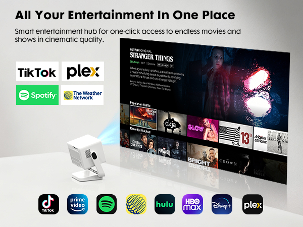 outdoor movie projector