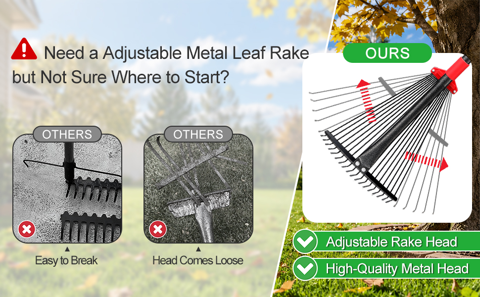 leaf rake for yard