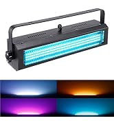 MFL. S100 Strobe Light 132-LED RGB Stage Lighting Strobe Blinder and Wash Light DJ Disco Lights S...
