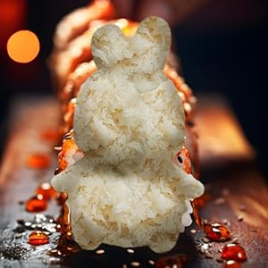 Remove the mold and get animal shaped rice.