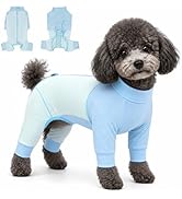 PUMYPOREITY UPF 50+ Dog Sunsuit, Full-Body Bug Protection Suit, 4-Way Stretch Lightweight Jumpsui...