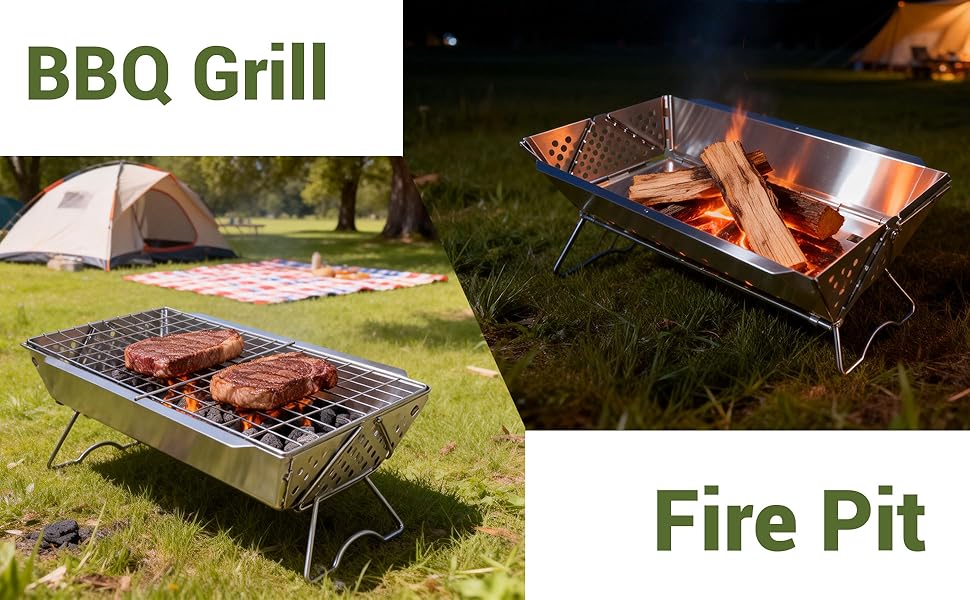 bbq grill & fire pit