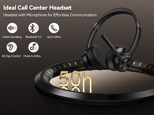 wireless headphones with mic