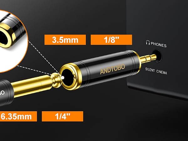3.5 & 6.35 Headphone Adapter