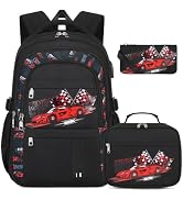 ACESAK Boys Backpack - 3PCS Cool Luminous Backpack for Boys School Backpacks for Kids Kindergarte...